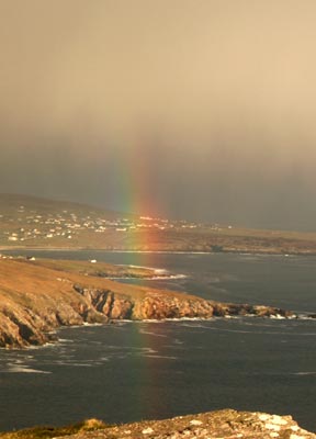 rainbow achill island ireland